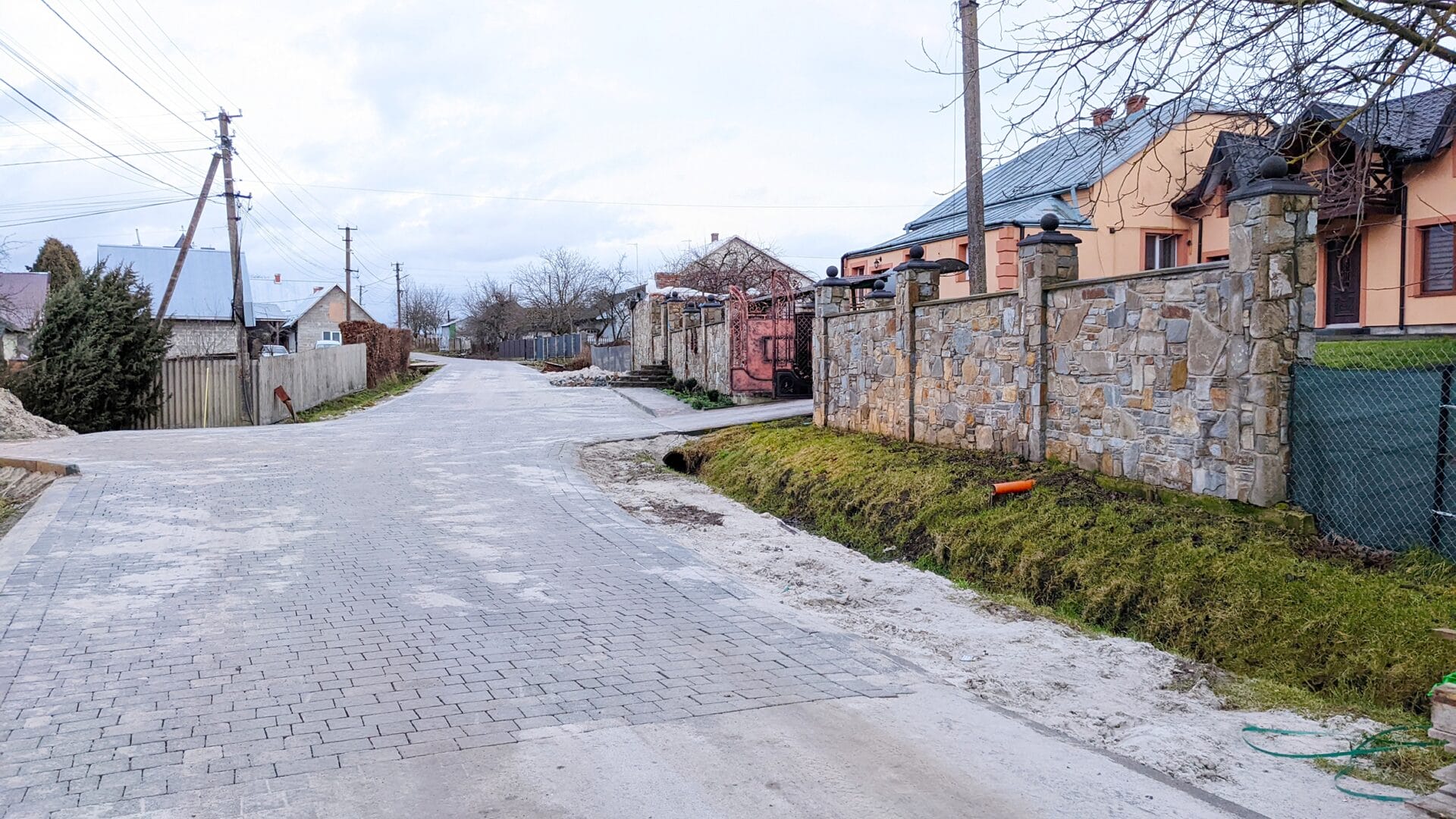 Shashkevycha Street in the village of Stavchany, 2023