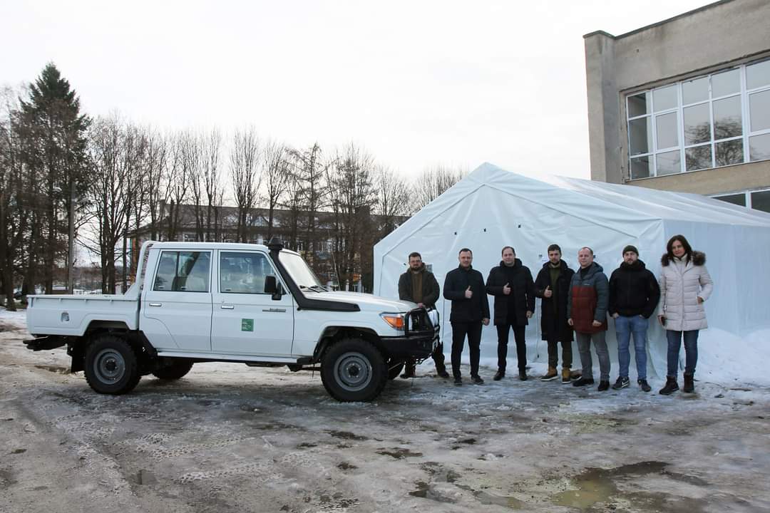 Emergency and rescue vehicle received as part of international cooperation