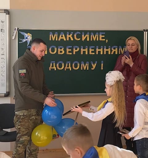 Ukrainian warrior Maksym Kasperskyi from Verenchanka