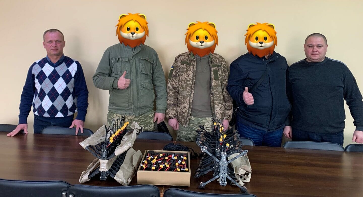 23 FPV drones delivered by the Ladyzhynka Community to Ukrainian defenders