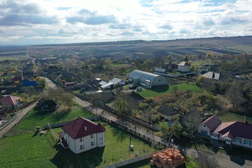 Panoramic view of the community