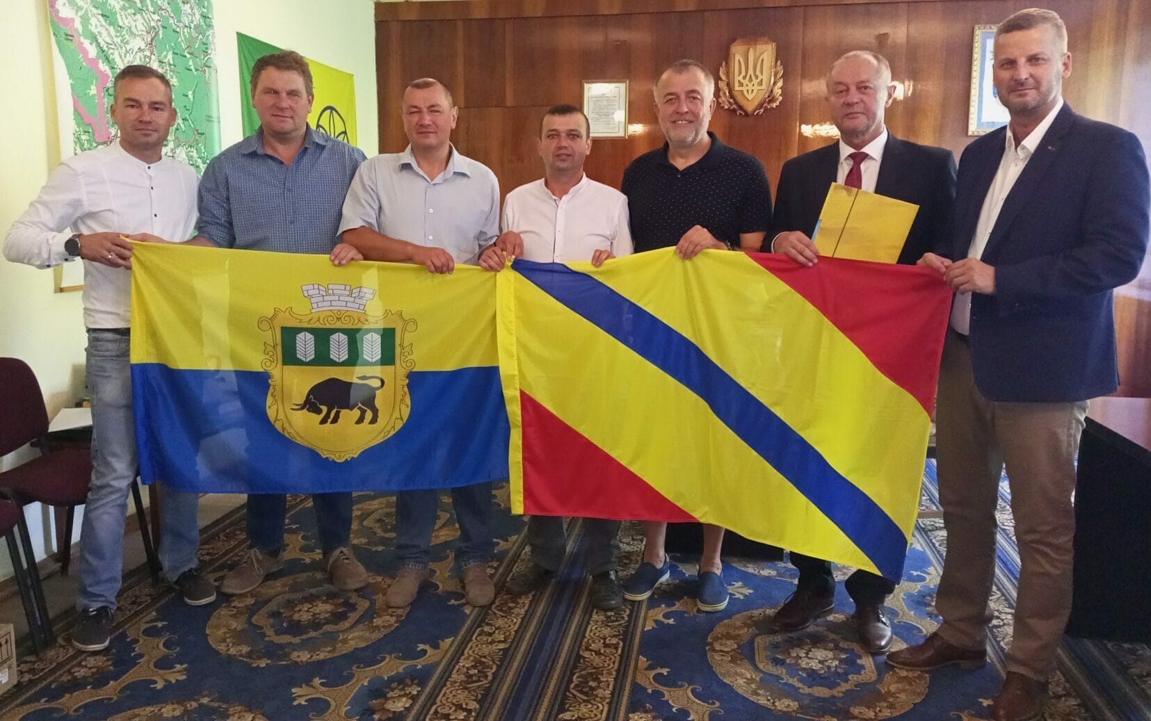 The head of the community with colleagues and partners from the town of Hranice