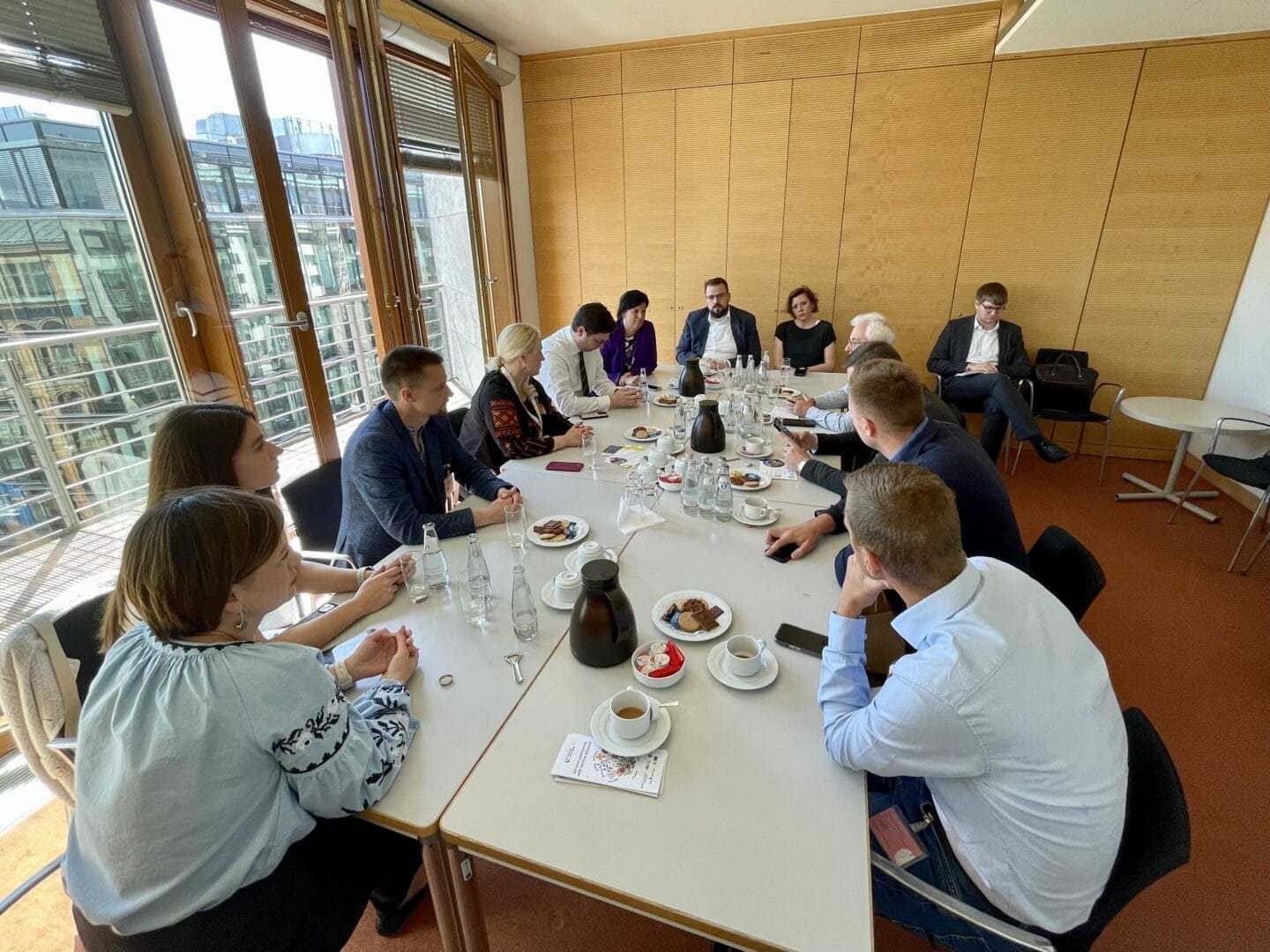 Делегація на зустрічі із членом Бундестагу Мартіном Гасснер-Герцом, фракція “Вільні демократи”