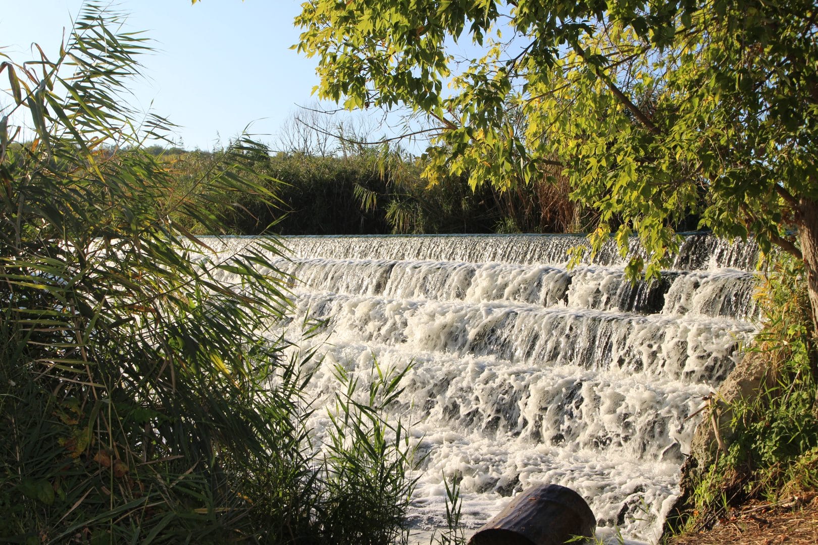 Artificial waterfall in the Community