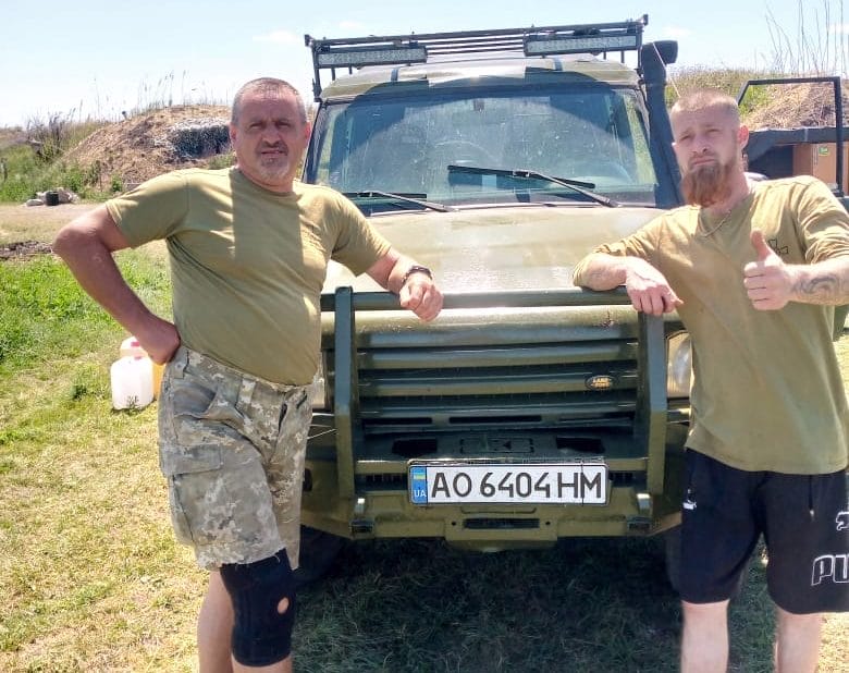 The car handed over from the community to defenders