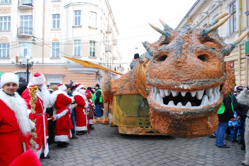 Malanka-Fest in the city of Chernivtsi