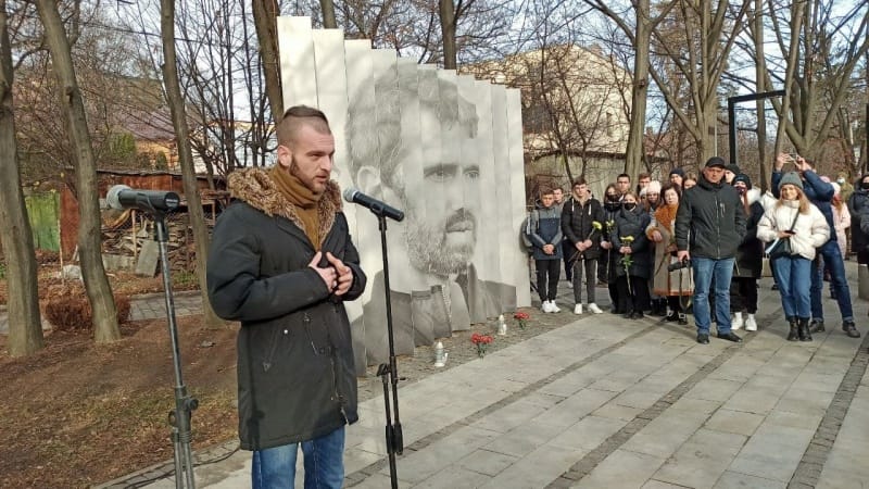 Opening of the square and memorial to the Heroes of the Heavenly Hundred/