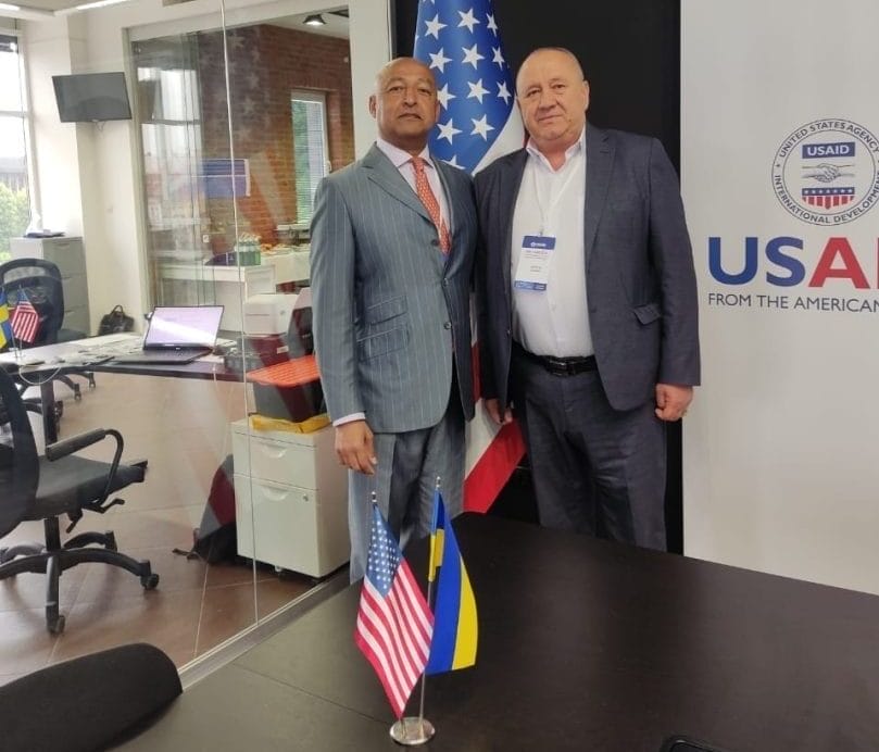 Meeting of the head of the Bilky community with the head of the USAID 