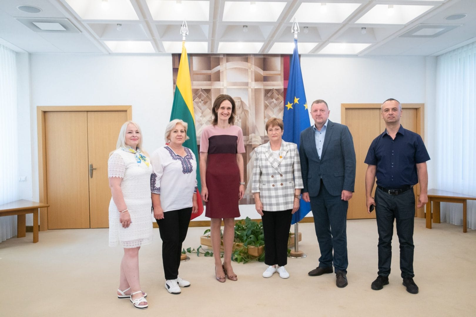 Mayor Mariia Nikorych with a visit to the Republic of Lithuania