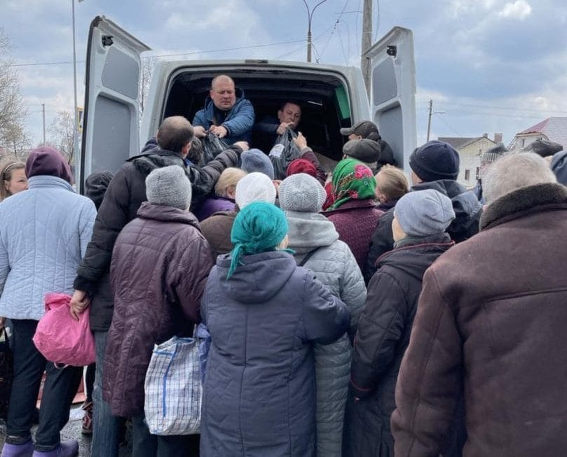 Issuance of aid to people in the Chernihiv Region and Lyman