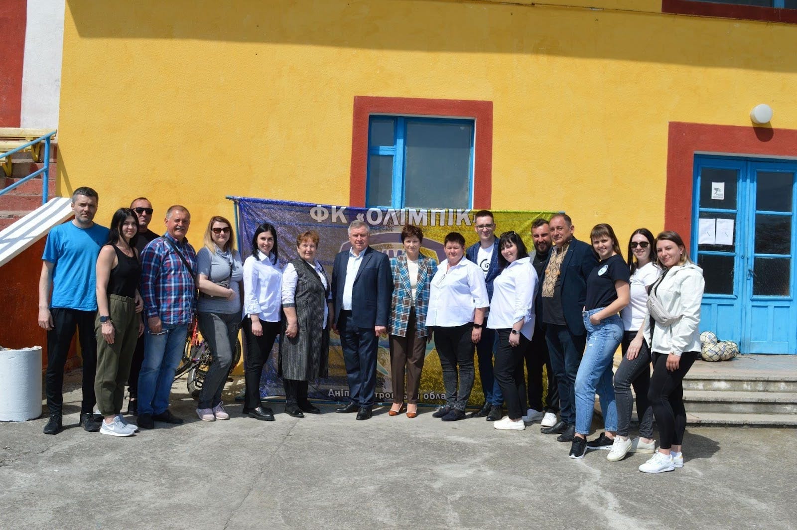 A delegation of partners from Slobozhanske community, Dnipropetrovsk region with a visit to the Novoselytsia community