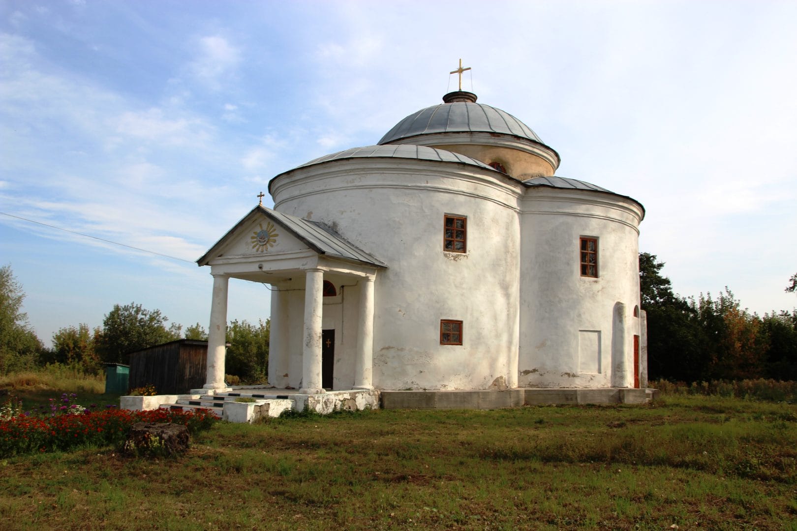 The Intercession Church in the village of Pervomaiske built in the early 19th century