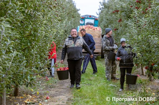 Vladyslav Dema, a garden owner