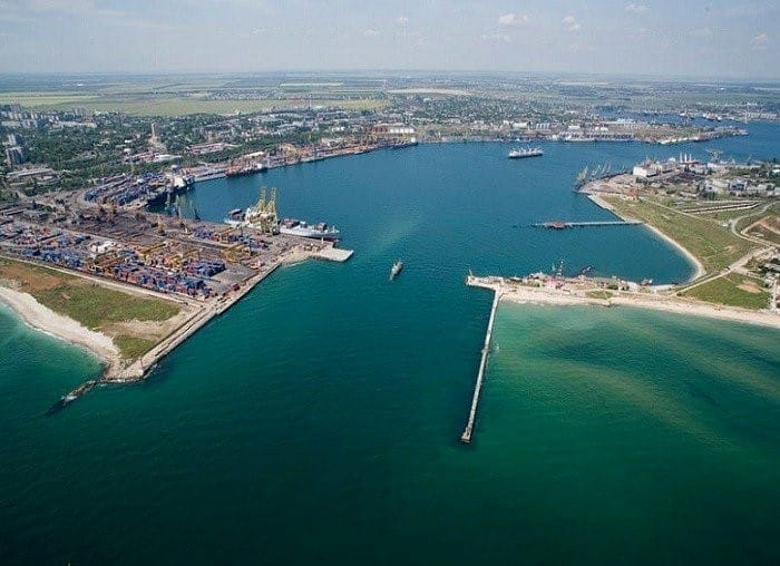 A panorama of Chornomorsk Port 