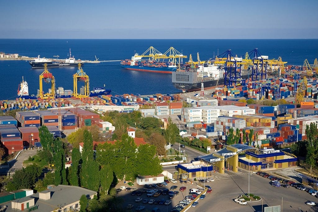 Chornomorsk Port container terminal