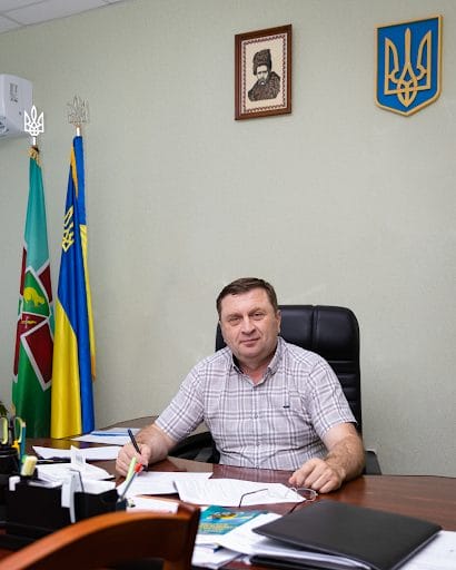 Acting Mayor and Secretary of the Town Council Hennadiy Ivaniuk