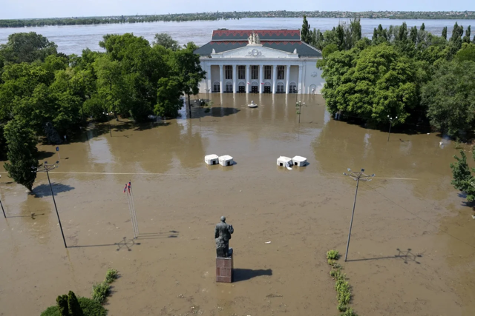 Consequences of detonation of the Neporozhniy Kakhovka HPP