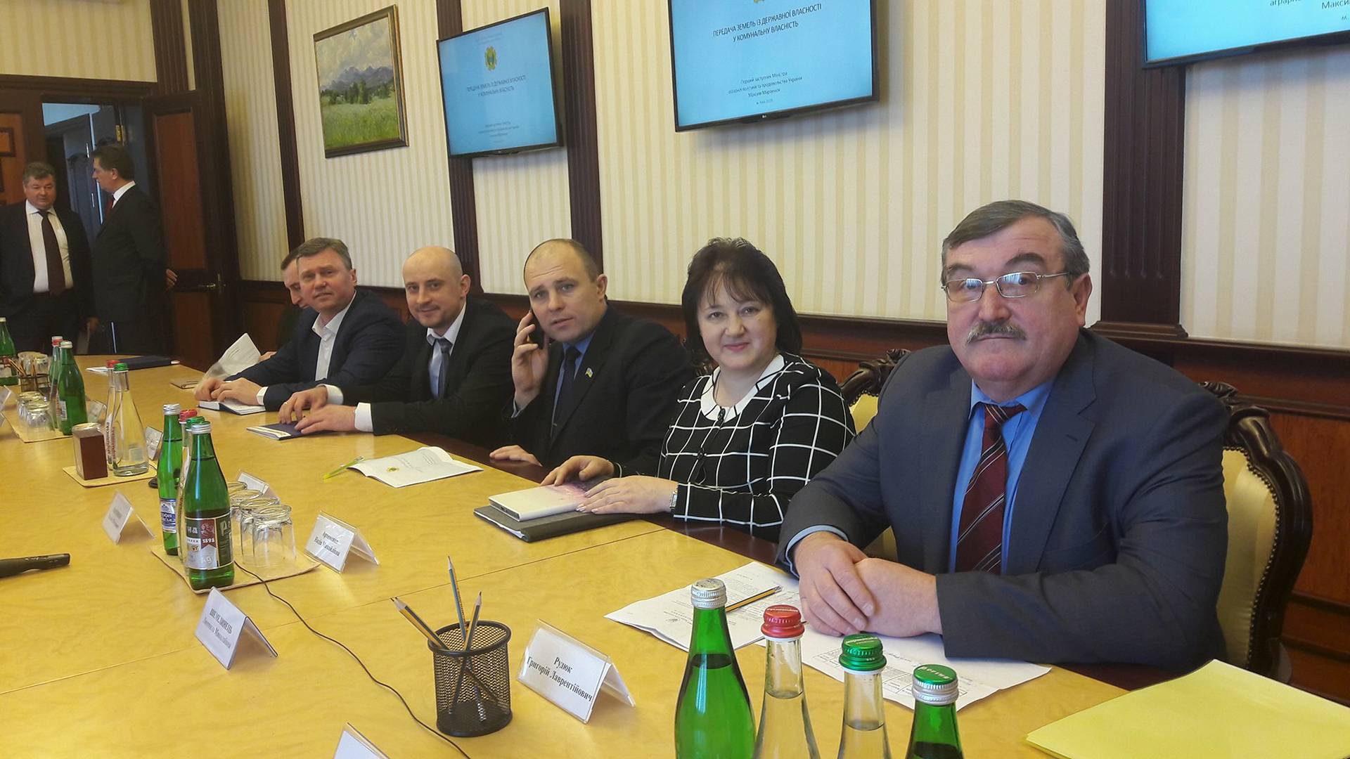 Head of the Bereza community, Nadiya Artemenko, during a special meeting at the Cabinet of Ministers of Ukraine