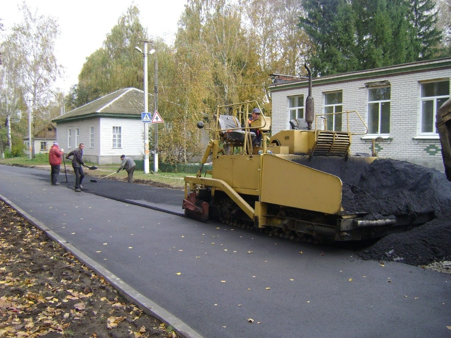 Improvement of roads and sidewalks in the villages of the community