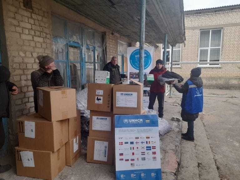 Humanitarian aid for liberated villages of the community.