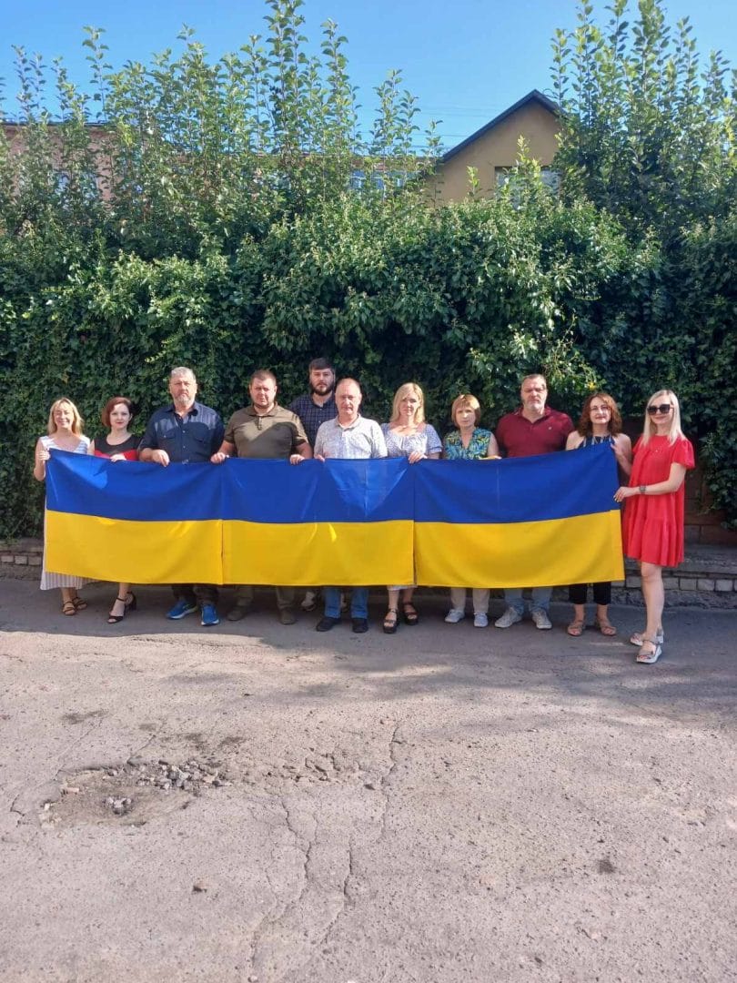 The staff of the Chmyrivka Military Administration in the city of Rivne