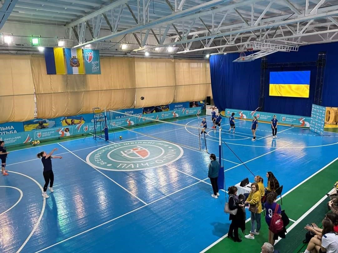 Volleyball competitions within the framework of the Ukrainian National School League “SHOULDER-TO-SHOULDER”