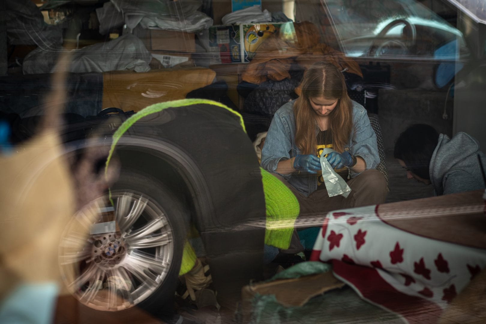 Volunteers at work, photo by Vadym Tiesunov