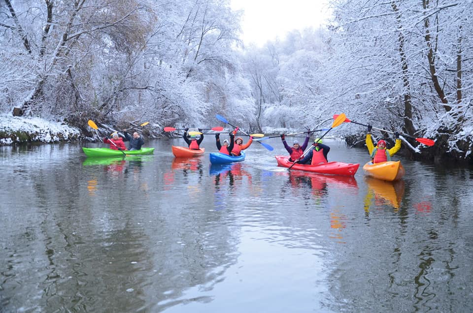 Kayaking on the Styr River in Lutsk