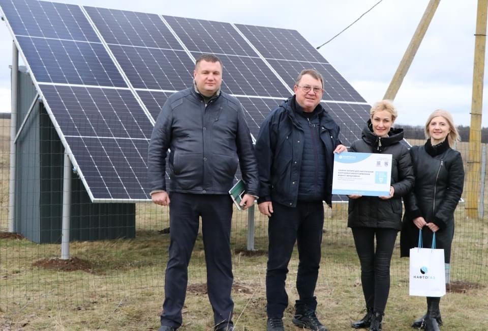 Solar stations installed