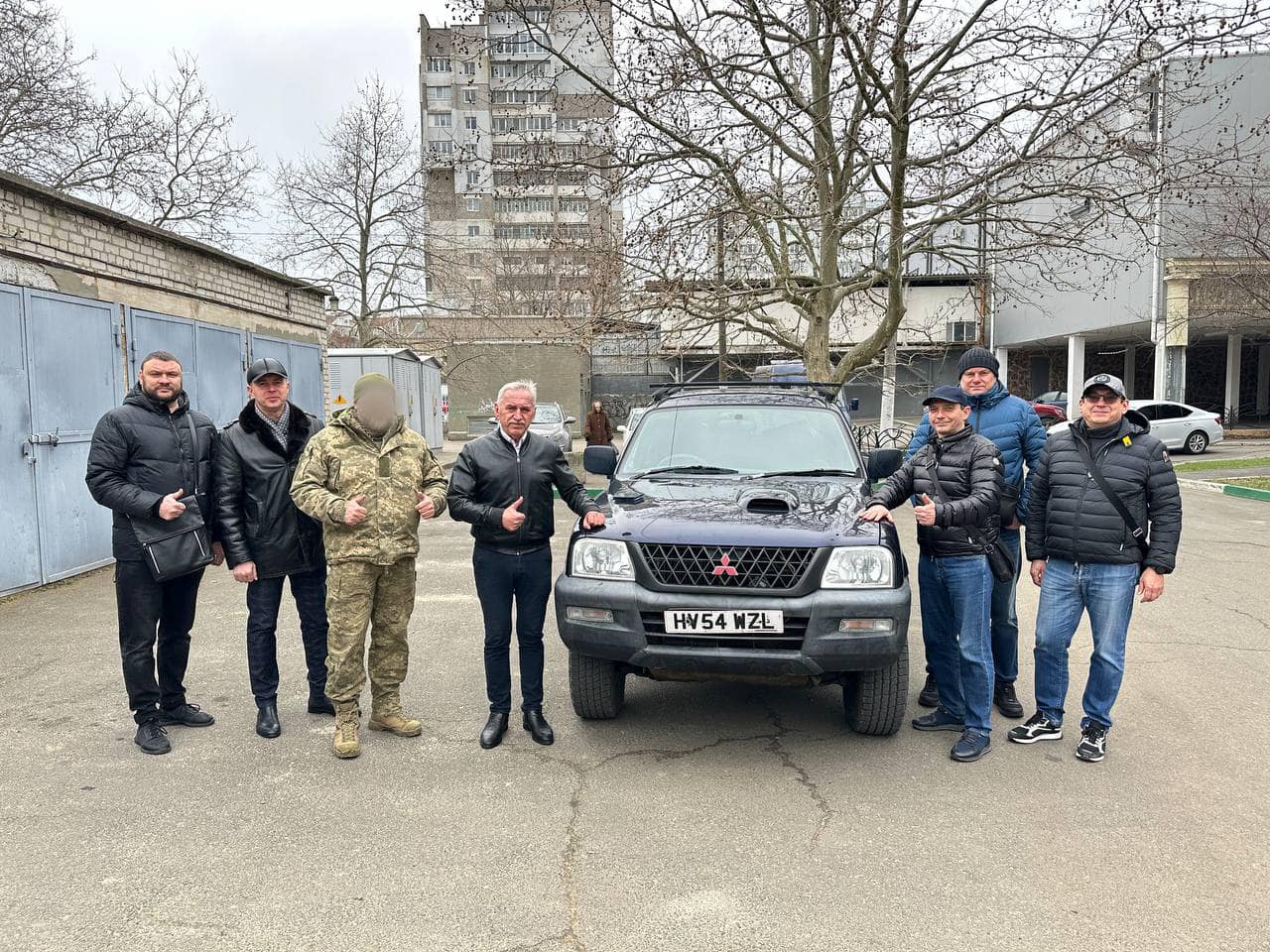 The Chornomorsk Town Council headed by the Head, together with the town entrepreneurs handed over another motor vehicle to the Ukrainian military