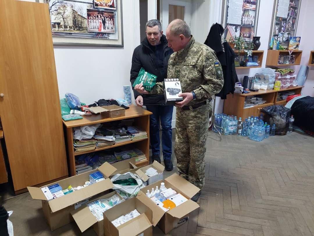 Mayor of Brody Anatoliy Beley, assistance to the military.