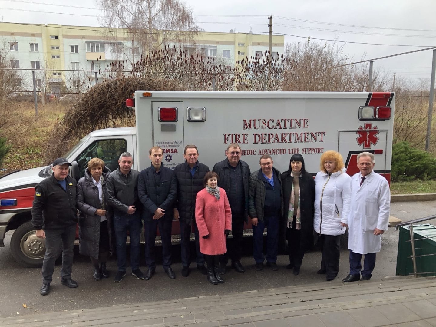 Bohodukhivka District Hospital received a new ambulance from Ukraina.UA Charity Fund