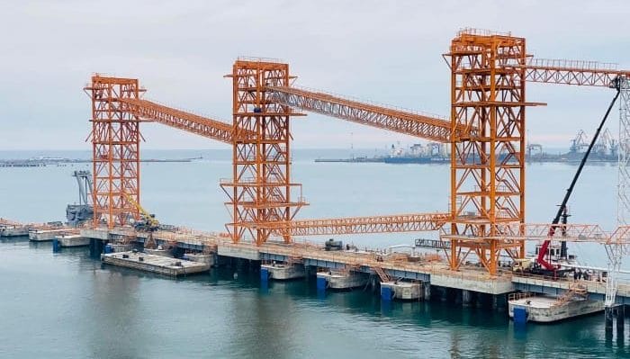 Launch of a bilateral pier, unique for Ukraine