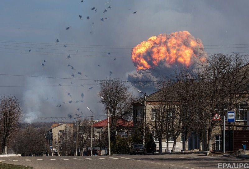 Explosions in Balaklia, March 2017