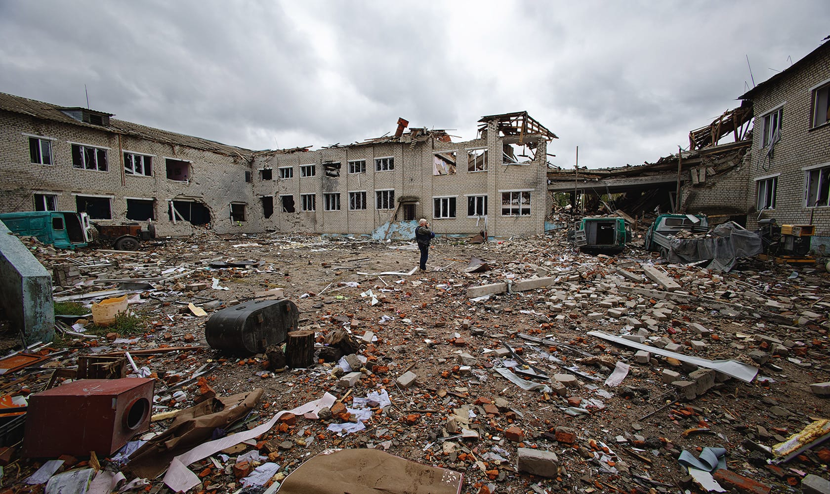 Sewage pumping station destroyed by the occupiers: DOBRE program