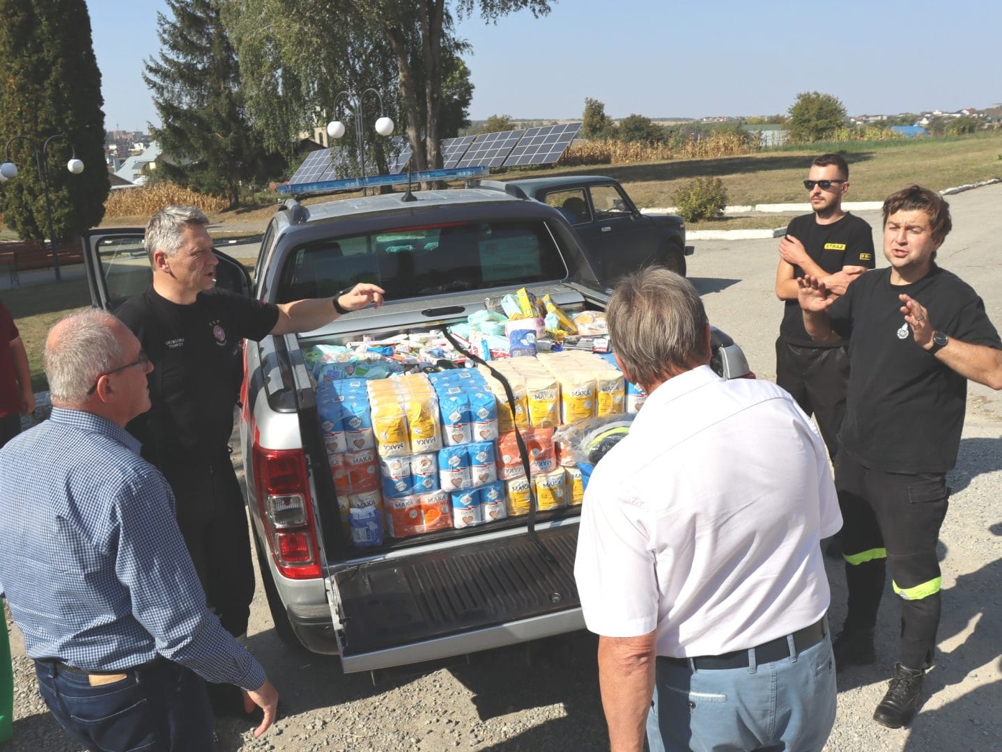 Another humanitarian shipment from the partner commune of Wielka Wieś