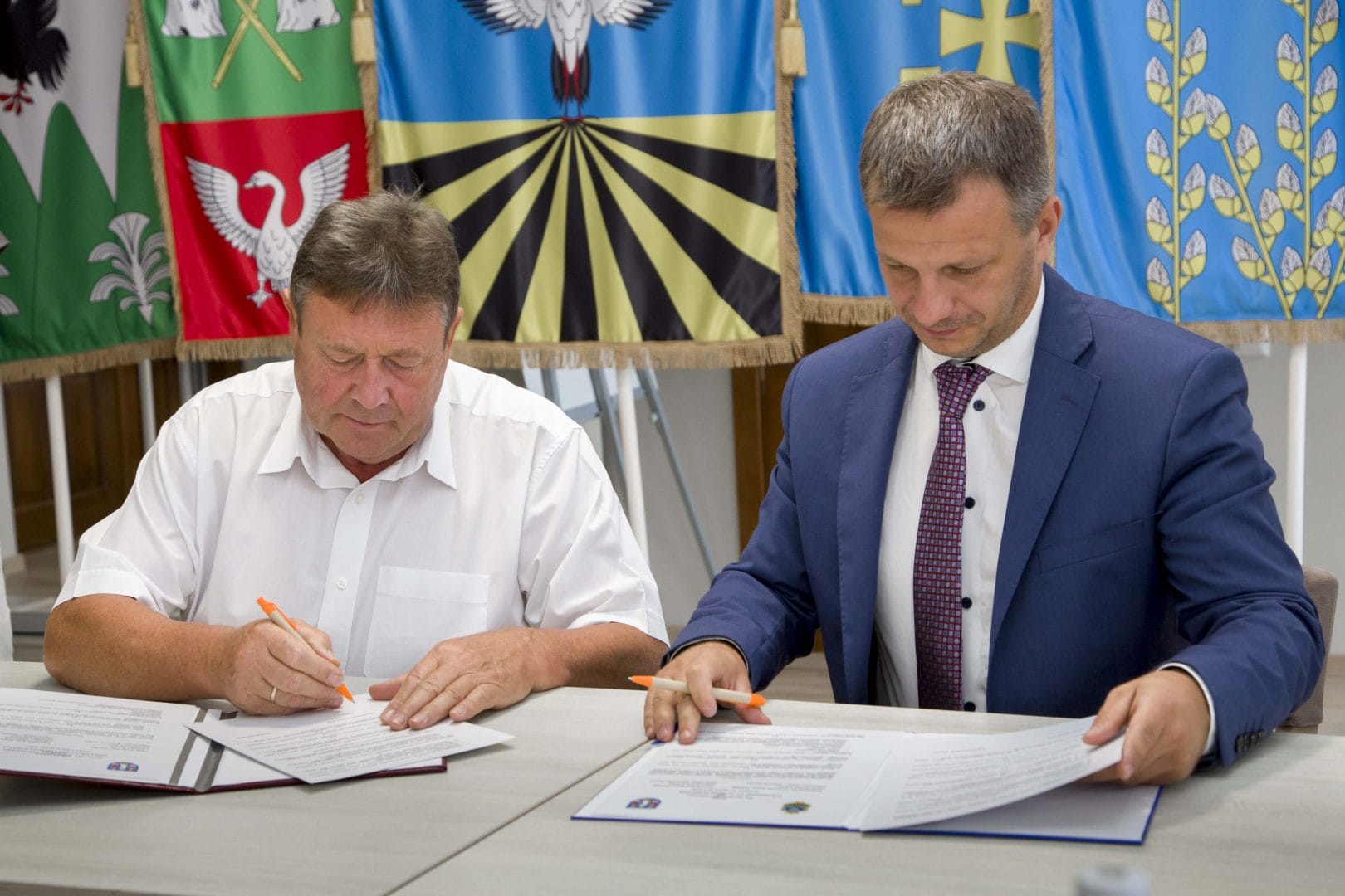 Signing of an agreement on international cooperation