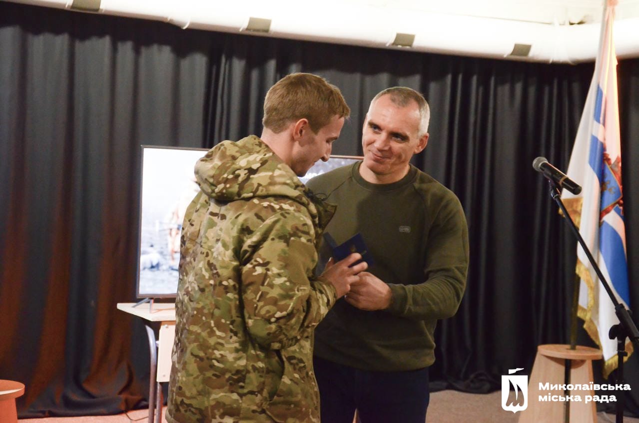 Presentation of awards “For the defense of the city of Mykolaiv”