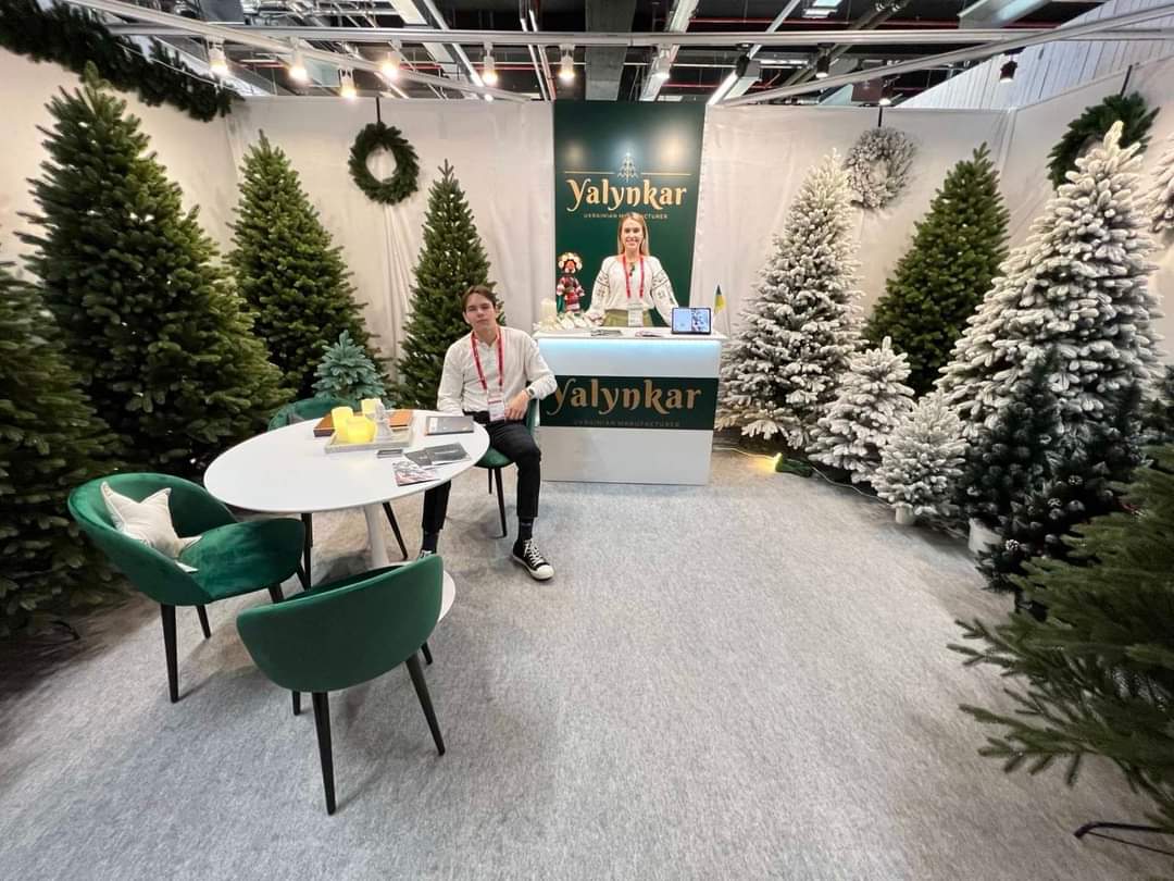 YALYNKAR at the international exhibition of holiday decorations, Christmas World 2023, held in Frankfurt