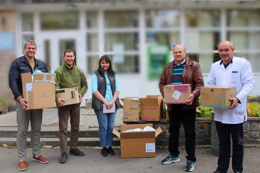 Aid from benefactors for the rehabilitation department of the Uman Central District Hospital