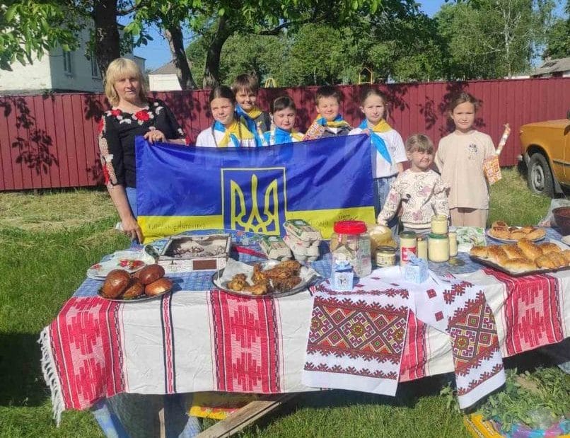 Charity fair in the village of Yurkivka