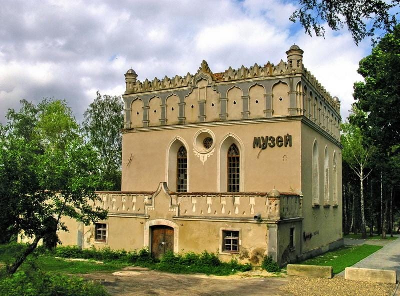 Old (defensive) Synagogue, the ancient sacred monument of the Jewish community of the town of Husiatyn, built in the Moorish-Gothic style in the 17th century