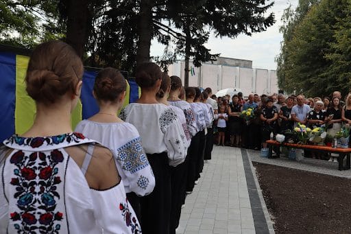 Ceremonial opening of the Alley of Heroes on August 29, 2024 