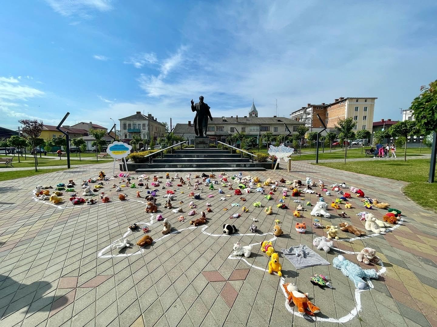 Silent event in memory of the children killed in the war