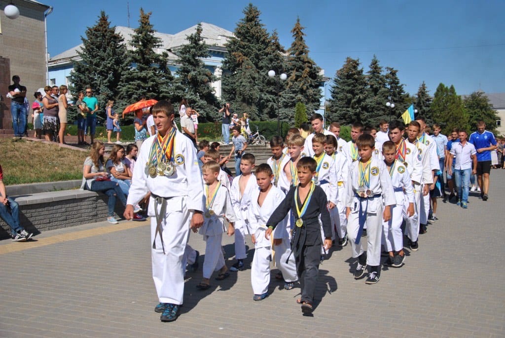 Head and pupils of the “Altair” hand-to-hand combat club