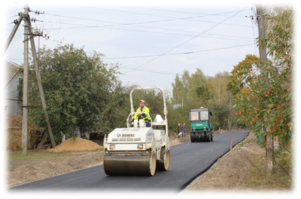 Construction and repairs of community roads 