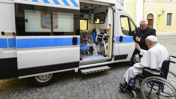 Ambulance donated by the Pope