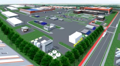 Photo Zboriv Industrial Park project