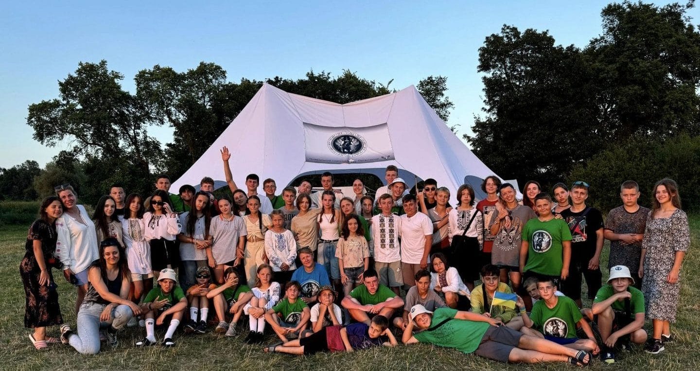 Ivan Kupala Fest on the banks of the Dniester River, with the participation of children of military personnel and children whose parents fell in the war