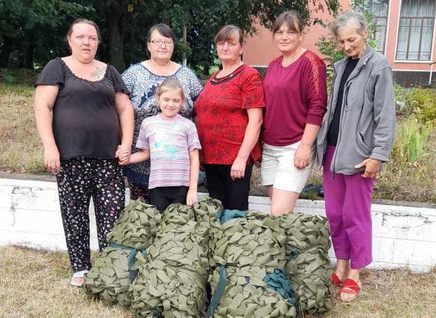 Camouflage nets for the military